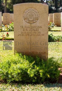 BEIRUT WAR CEMETERY - STALEY, EDGAR RICHARD